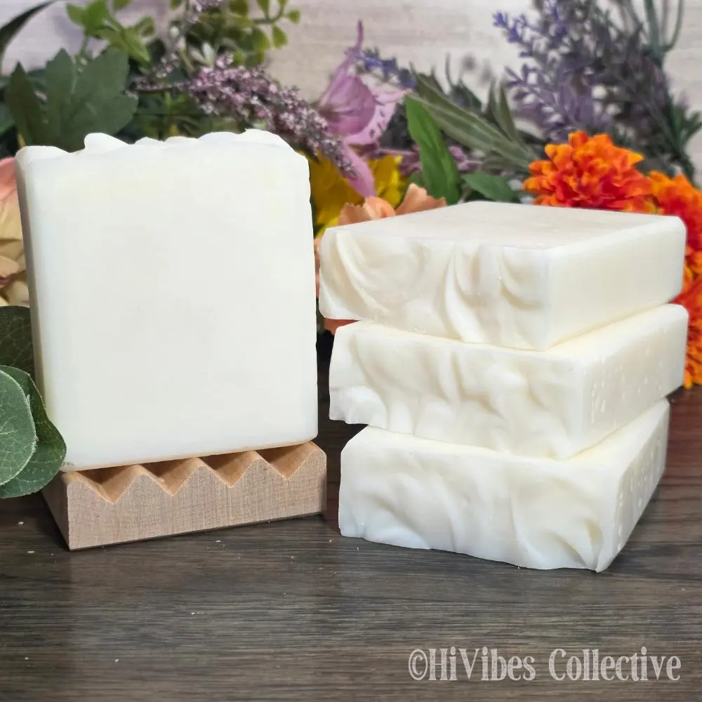 Pure Tallow Soap warm cream unscented handcrafted 100% grass-fed beef tallow soap bar