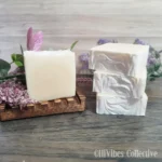 Farm Trifecta Soap soft beige cream unscented tallow lard and goat milk handcrafted soap bar
