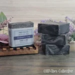 Grease & Grit Soap diagonal two-tone heavy duty goat milk hand soap bar close up