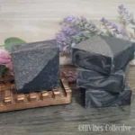 Grease & Grit Soap two-tone indigo blue-grey and near-black mechanic's hand soap bar