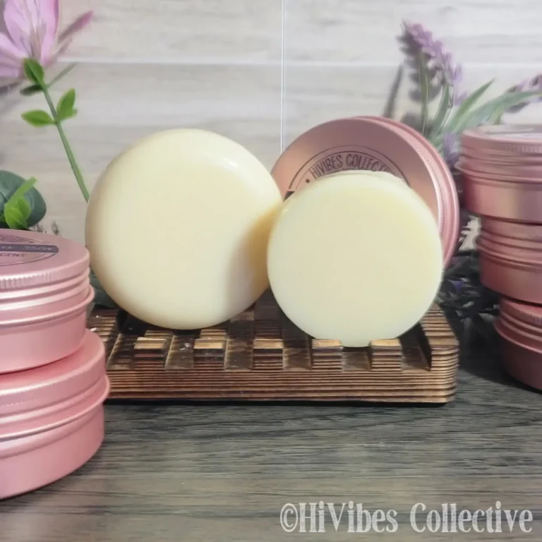 Tallow & Cocoa Lotion Bar solid tallow and cocoa butter skin bar in reusable aluminum tin