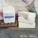 Lard & Lye Laundry Bar bright white handcrafted lard soap bar for laundry and stain removal