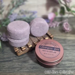 Nourishing Shampoo Bar for Curly Hair with travel tin