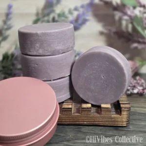 Nourishing Conditioner Bar for Curly Hair with travel tin