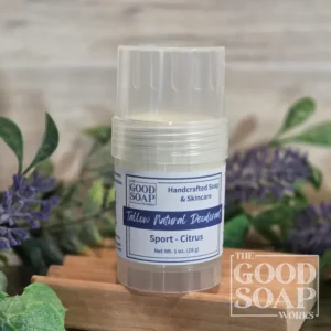 Travel-Size Tallow Natural Deodorant - Sport - Citrus Scent