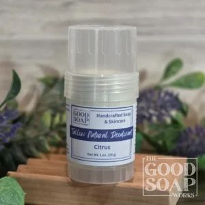 Travel-Size Tallow Natural Deodorant - Citrus Scent
