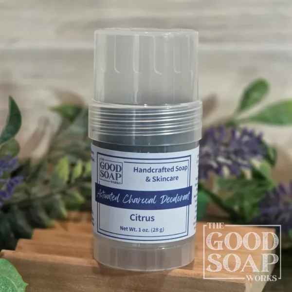 Travel-Size Activated Charcoal Deodorant - Scented