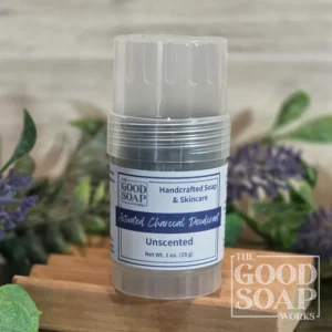 Travel-Size Activated Charcoal Deodorant - Unscented