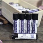 Tallow Lip Balm Citrus orange and grapefruit scented tallow beeswax lip balm tube