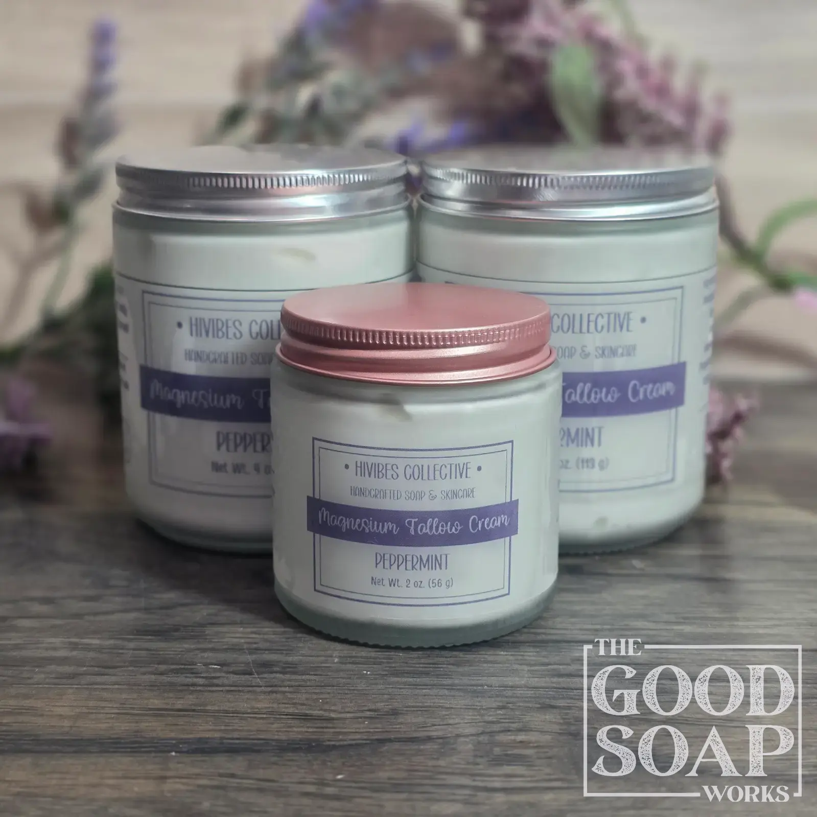 Magnesium Tallow Peppermint in 2 sizes