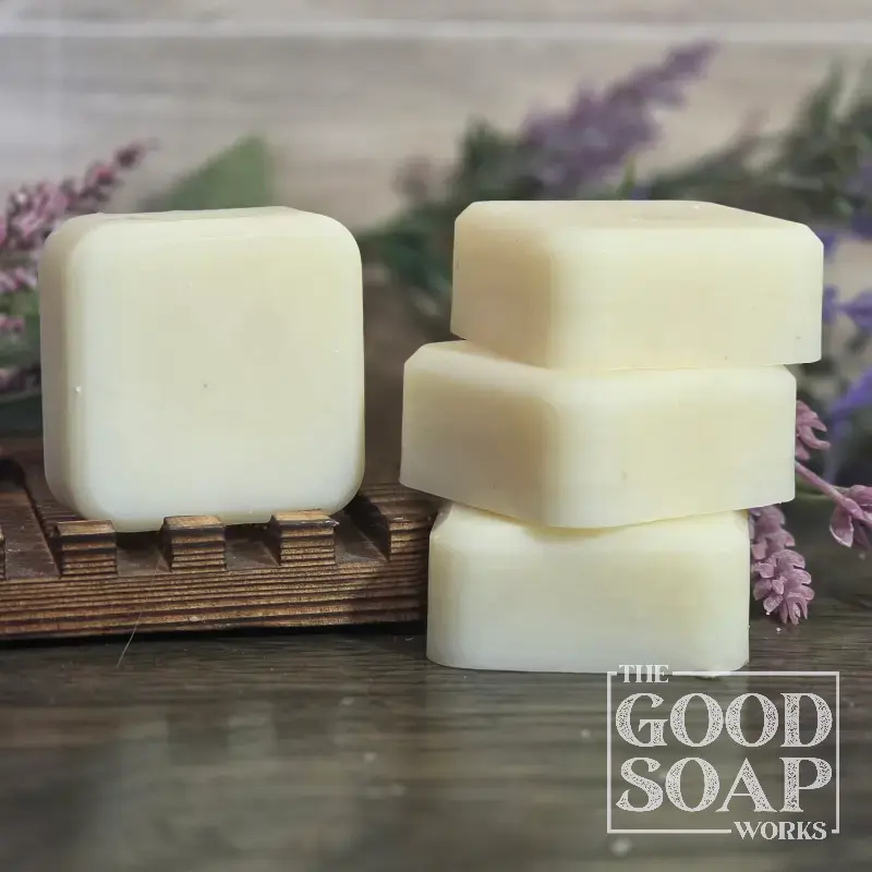 Heirloom Tallow Facial Bar - Top & Side View