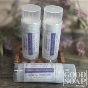 Tallow Deodorant Scented Sport natural aluminum-free sport deodorant citrus peppermint lavender tea tree