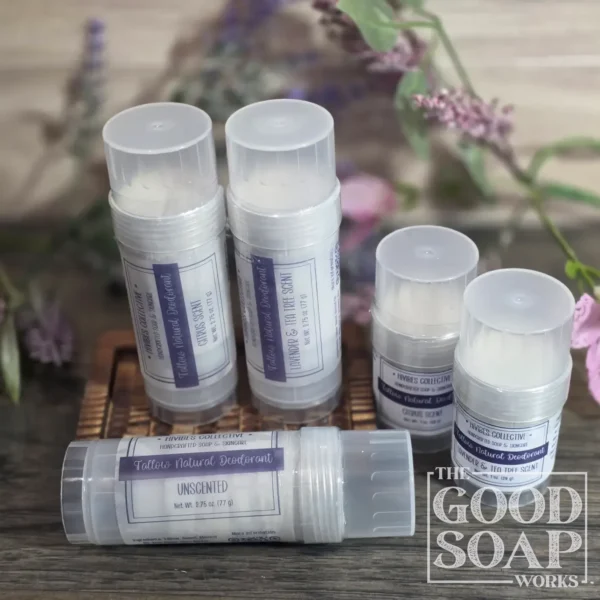 Tallow Deodorant Unscented Sport high zinc oxide natural sport deodorant twist-up container