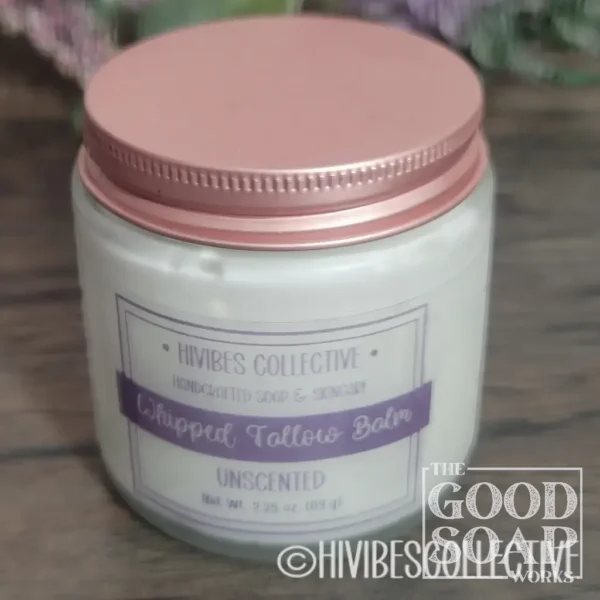 Unscented Whipped Tallow in the small size
