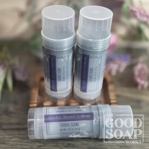 Activated Charcoal Tallow Deodorant - Citrus Scent