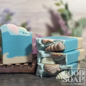 Beach Soap - Top & Side View - no label