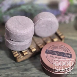Nourishing Shampoo Bar - for Curly Hair - Shown with Travel Tin