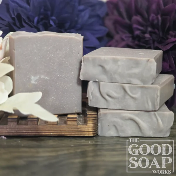 Dusk & Damask Top & Side View on Soap Dish
