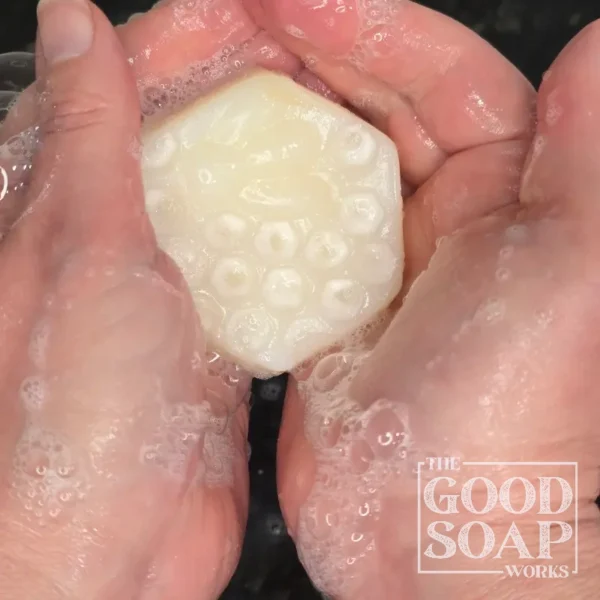 Heirloom Facial Soap Lather Test