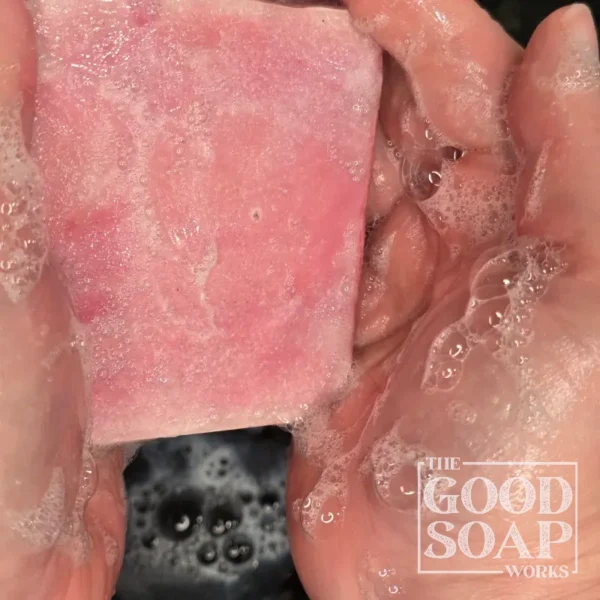 Heirloom Kiss Soap Lather Test
