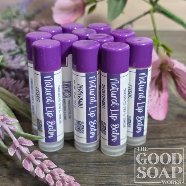 Mango Butter Lip Balm Scented tallow-free mango butter beeswax lip balm tube all scent options