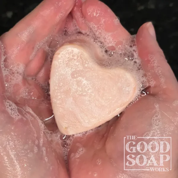 Peppermint Holiday Soap Lather Test