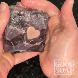 Ugly Heart Soap Lather Test
